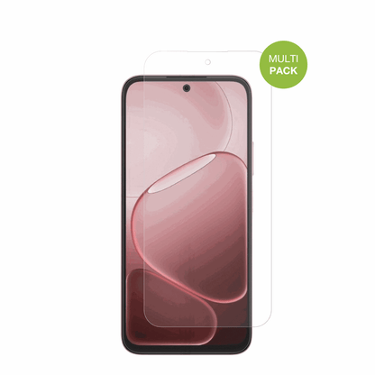 OppoA6 mit aufgebrachter dipos Displayschutzfolie, die l�stige Fingerabdr�cke minimiert