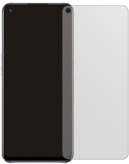 OppoA74 5G mit aufgebrachter dipos Displayschutzfolie, die lästige Fingerabdrücke minimiert
