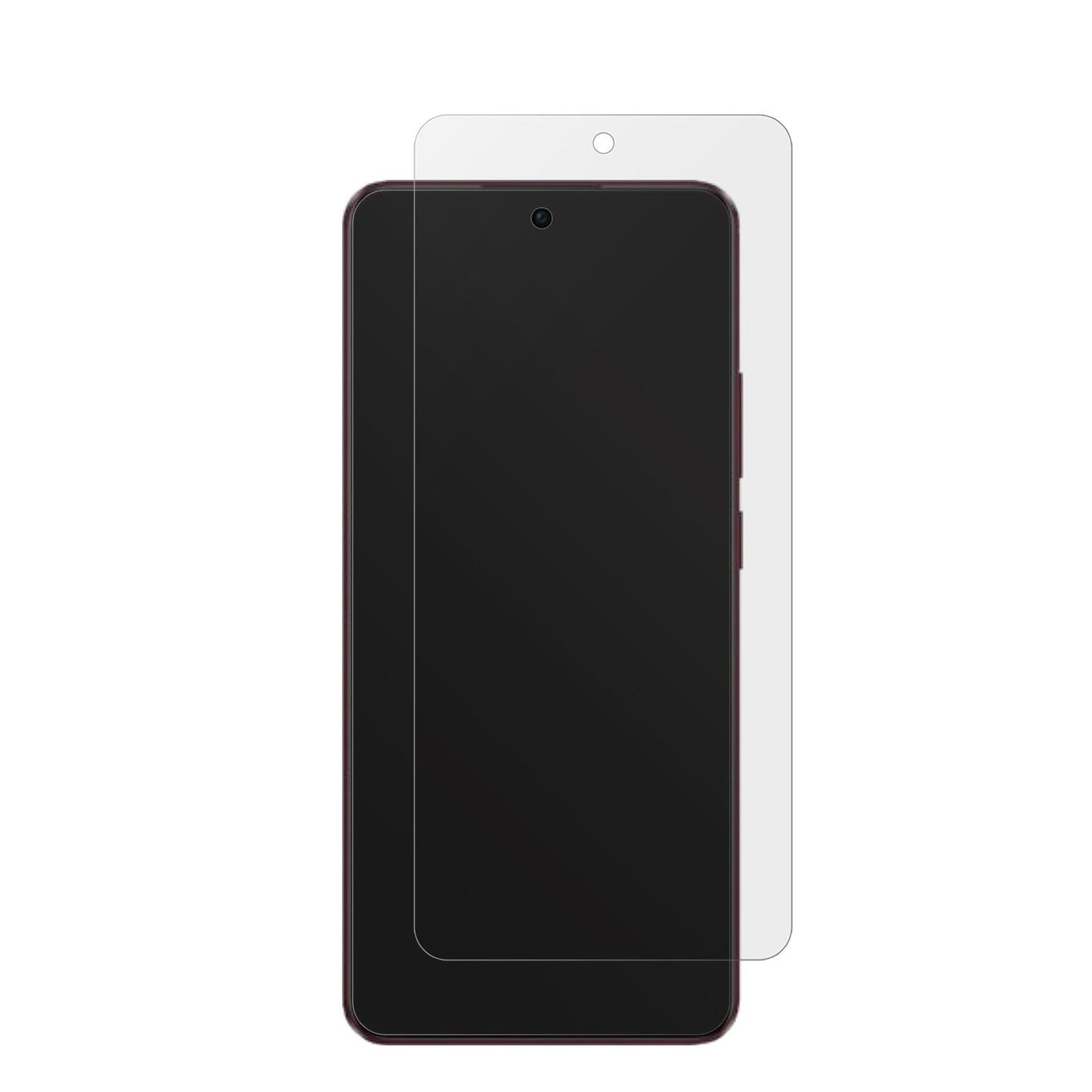 OppoF25 Pro mit aufgebrachter dipos Displayschutzfolie, die lästige Fingerabdrücke minimiert