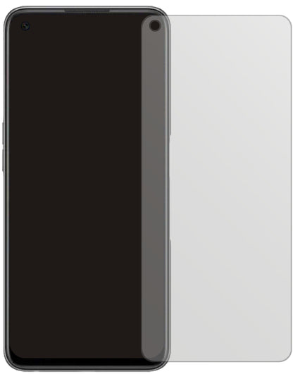 OppoK9s mit aufgebrachter dipos Displayschutzfolie, die lästige Fingerabdrücke minimiert