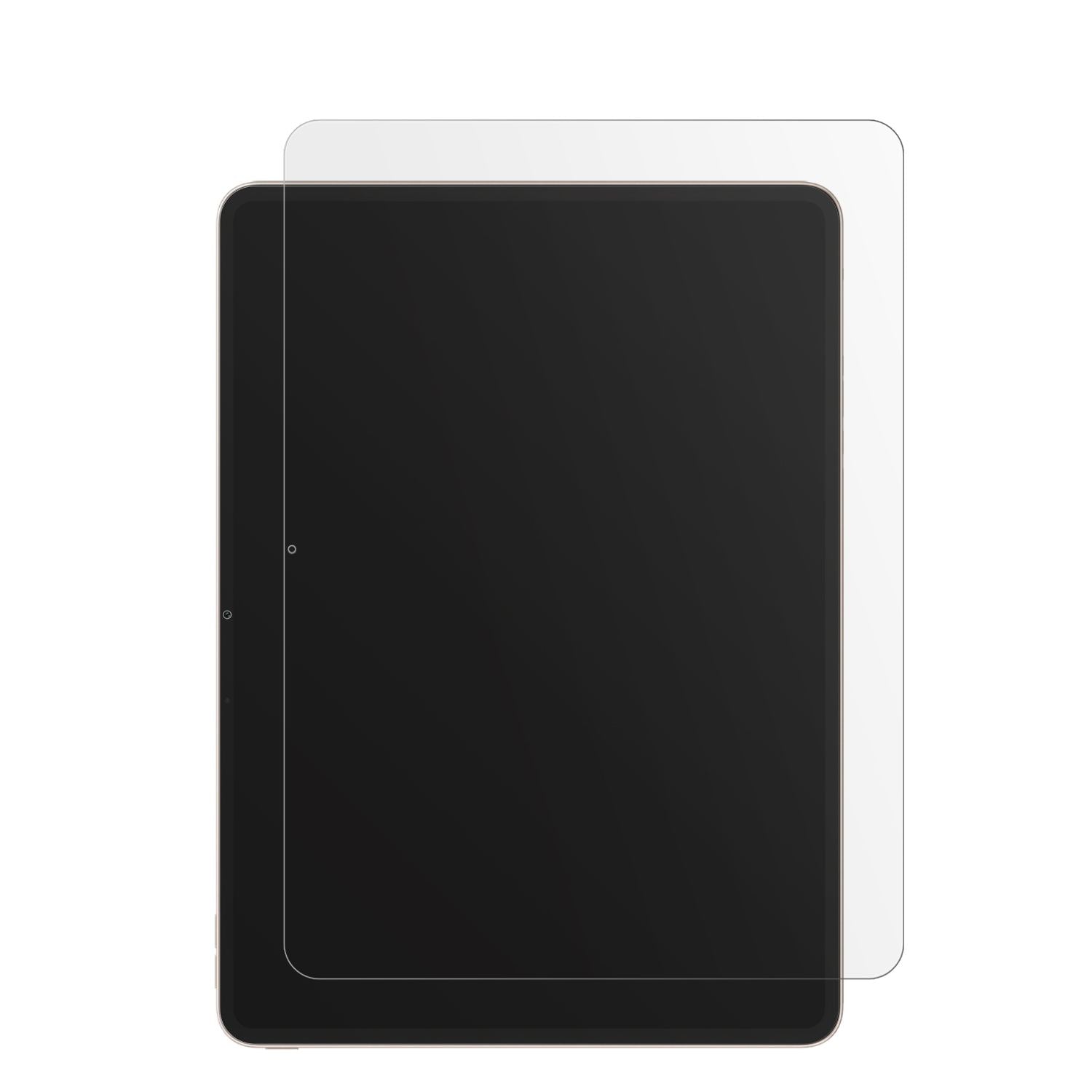 OppoPad 4 Pro mit aufgebrachter dipos Displayschutzfolie, die lästige Fingerabdrücke minimiert
