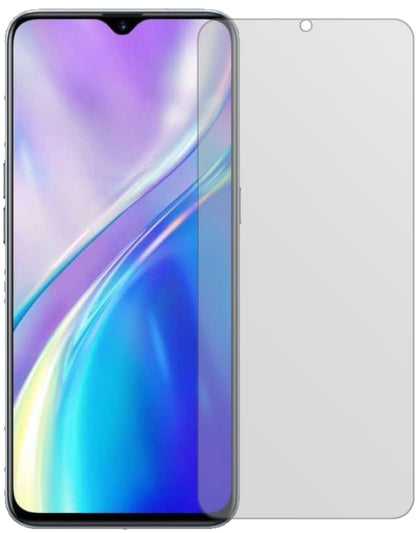 OppoRealme 6i mit aufgebrachter dipos Displayschutzfolie, die lästige Fingerabdrücke minimiert