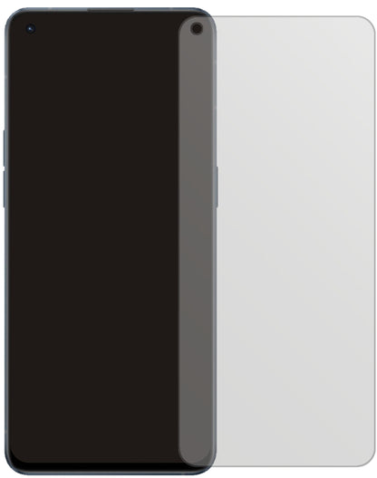 OppoReno 6 5G mit aufgebrachter dipos Displayschutzfolie, die lästige Fingerabdrücke minimiert