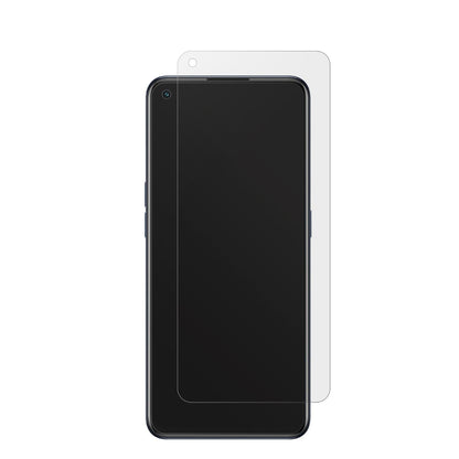 OppoReno 7 5G mit aufgebrachter dipos Displayschutzfolie, die lästige Fingerabdrücke minimiert