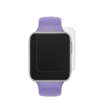 OppoWatch SE mit aufgebrachter dipos Displayschutzfolie, die lästige Fingerabdrücke minimiert