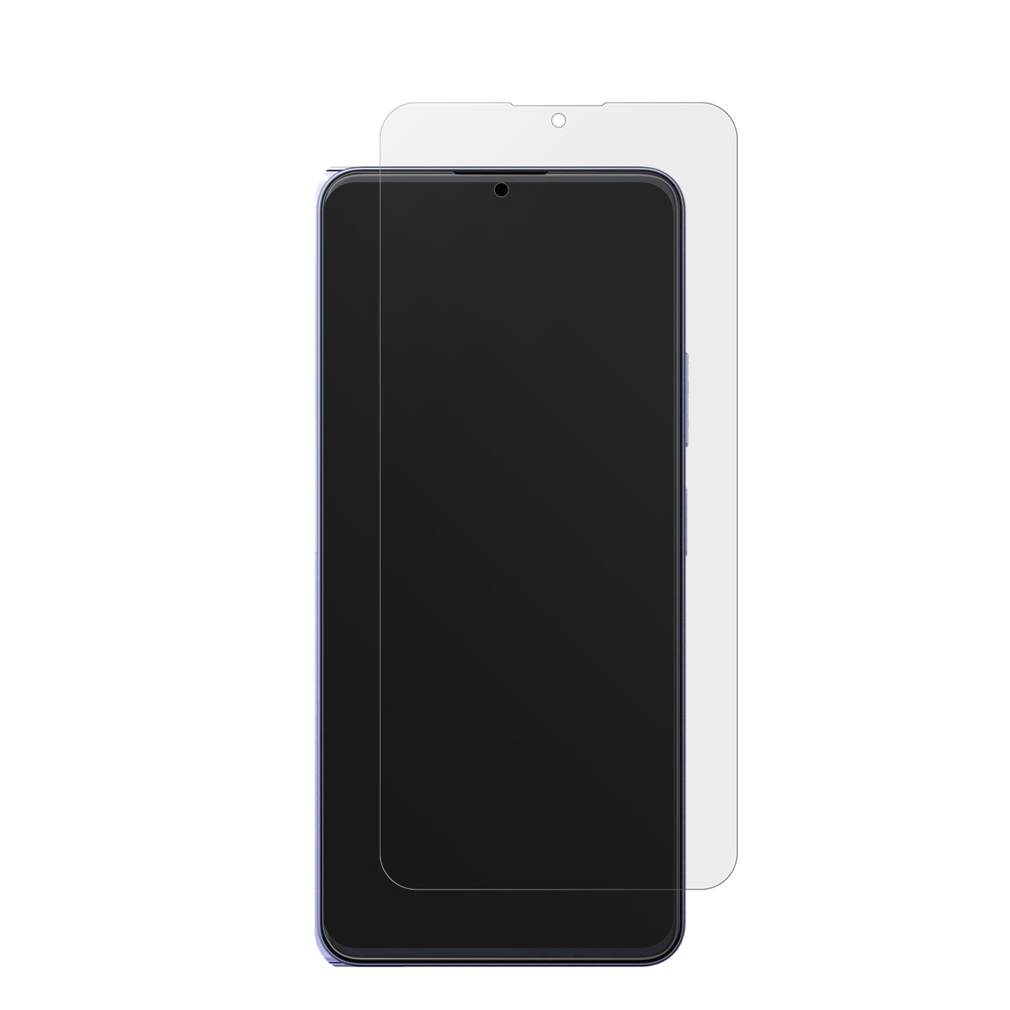 OscalModern 8 mit aufgebrachter dipos Displayschutzfolie, die lästige Fingerabdrücke minimiert