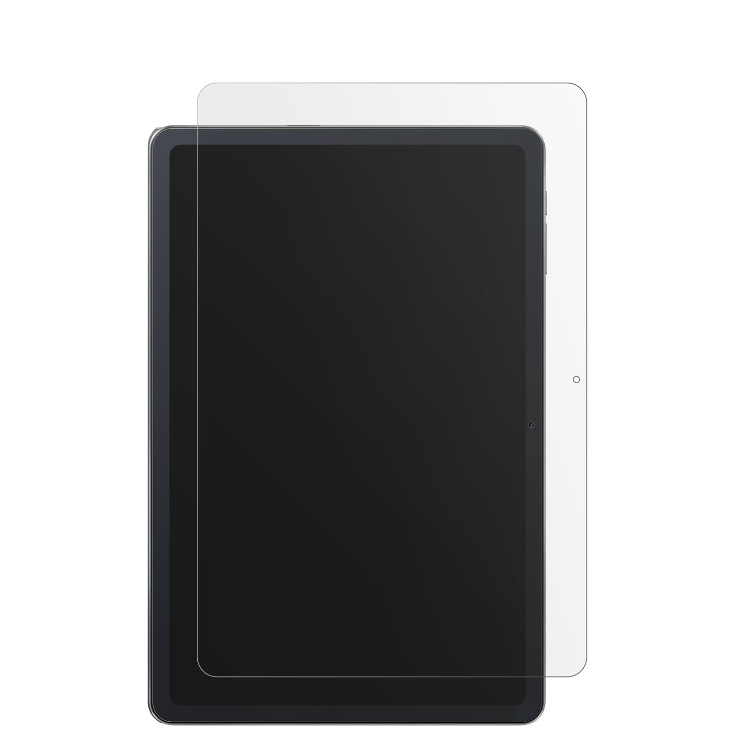 OscalPad 50 mit aufgebrachter dipos Displayschutzfolie, die lästige Fingerabdrücke minimiert