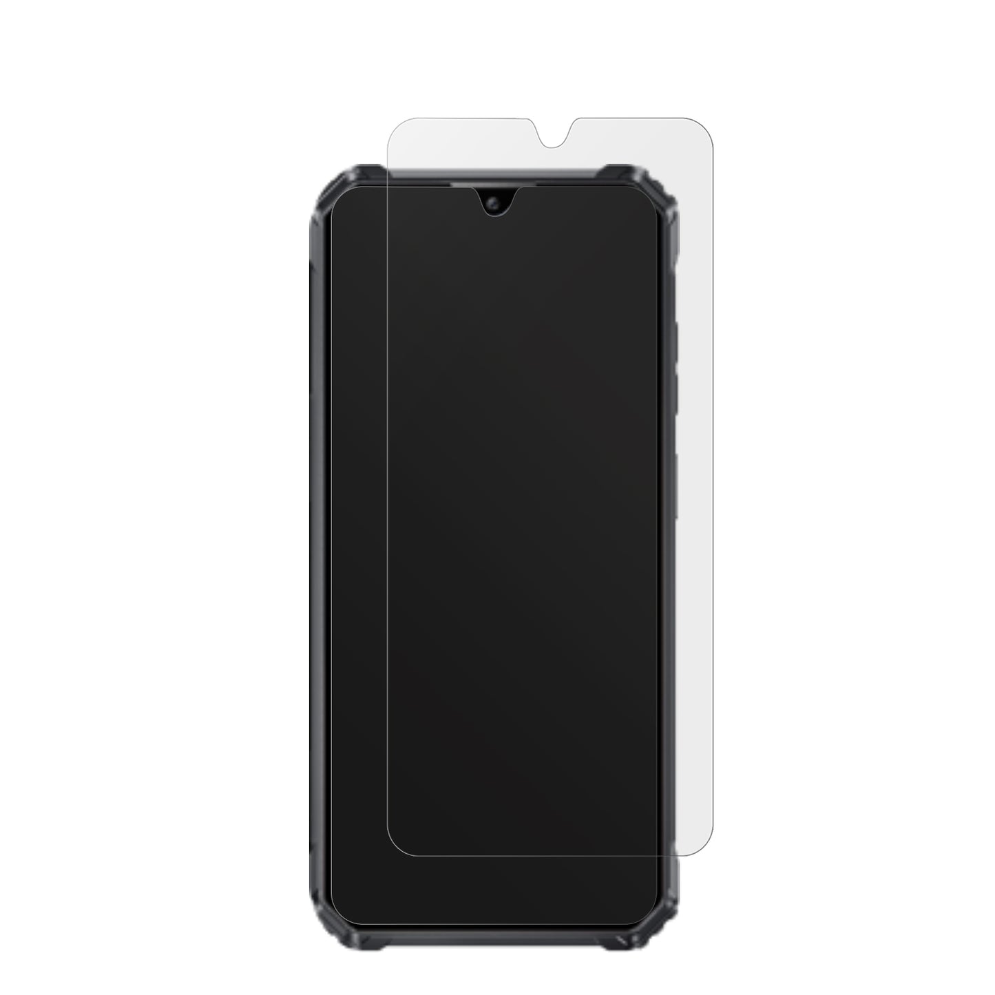 OukitelG1 mit aufgebrachter dipos Displayschutzfolie, die lästige Fingerabdrücke minimiert
