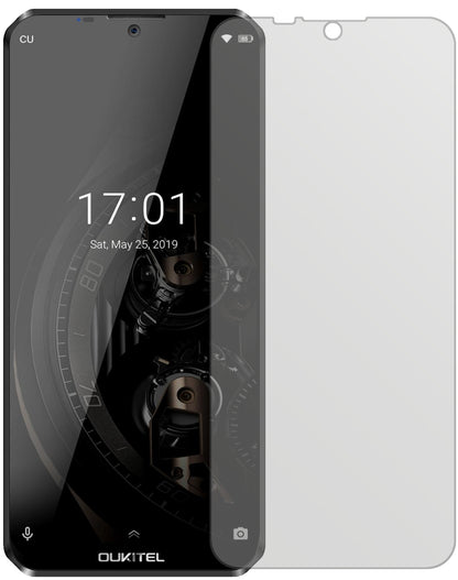 OukitelK12 mit aufgebrachter dipos Displayschutzfolie, die lästige Fingerabdrücke minimiert