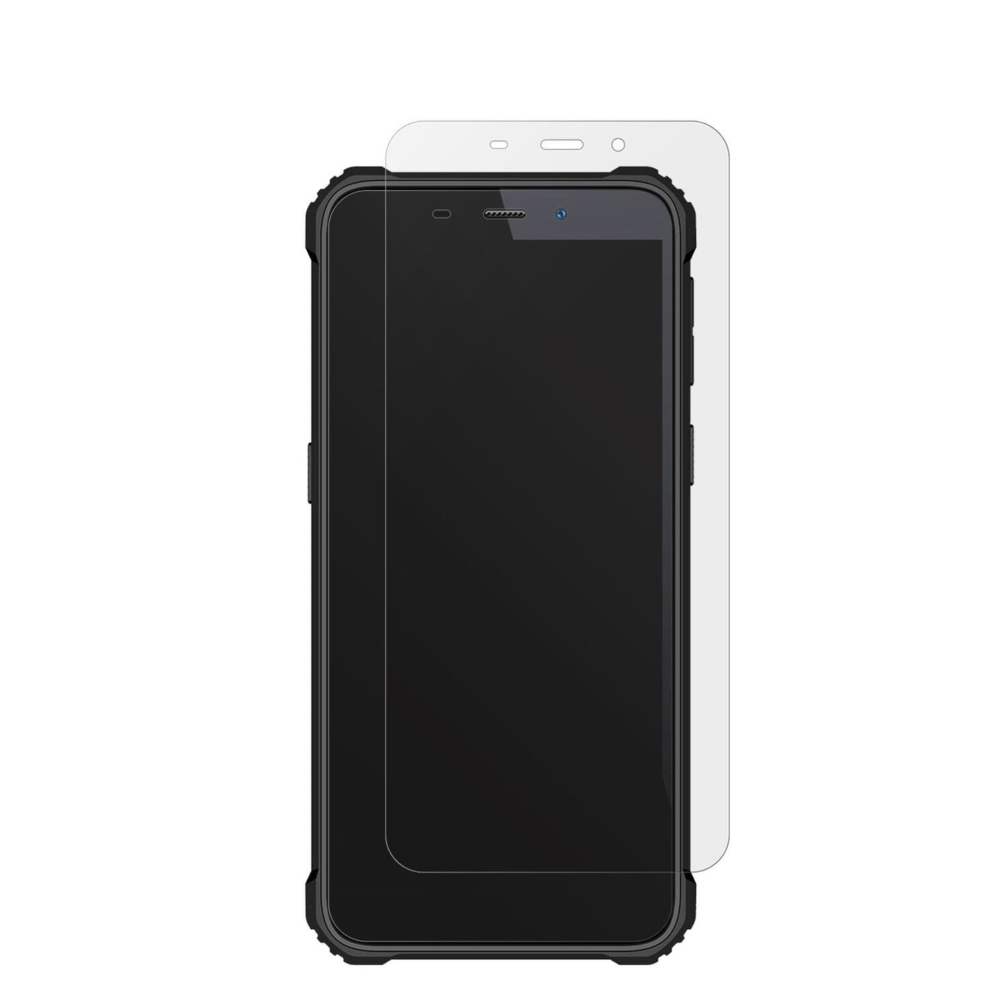 OukitelWP20 mit aufgebrachter dipos Displayschutzfolie, die lästige Fingerabdrücke minimiert