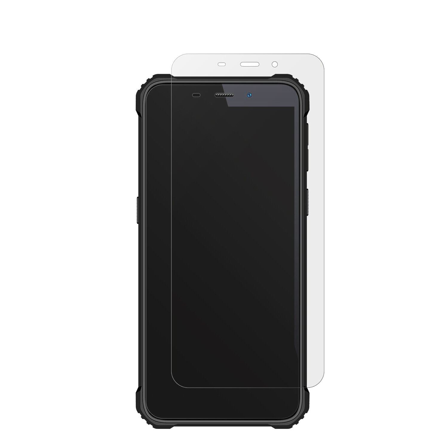 OukitelWP20 mit aufgebrachter dipos Displayschutzfolie, die lästige Fingerabdrücke minimiert