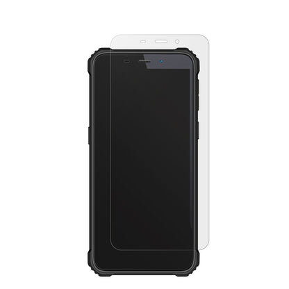 OukitelWP20 mit aufgebrachter dipos Displayschutzfolie, die lästige Fingerabdrücke minimiert