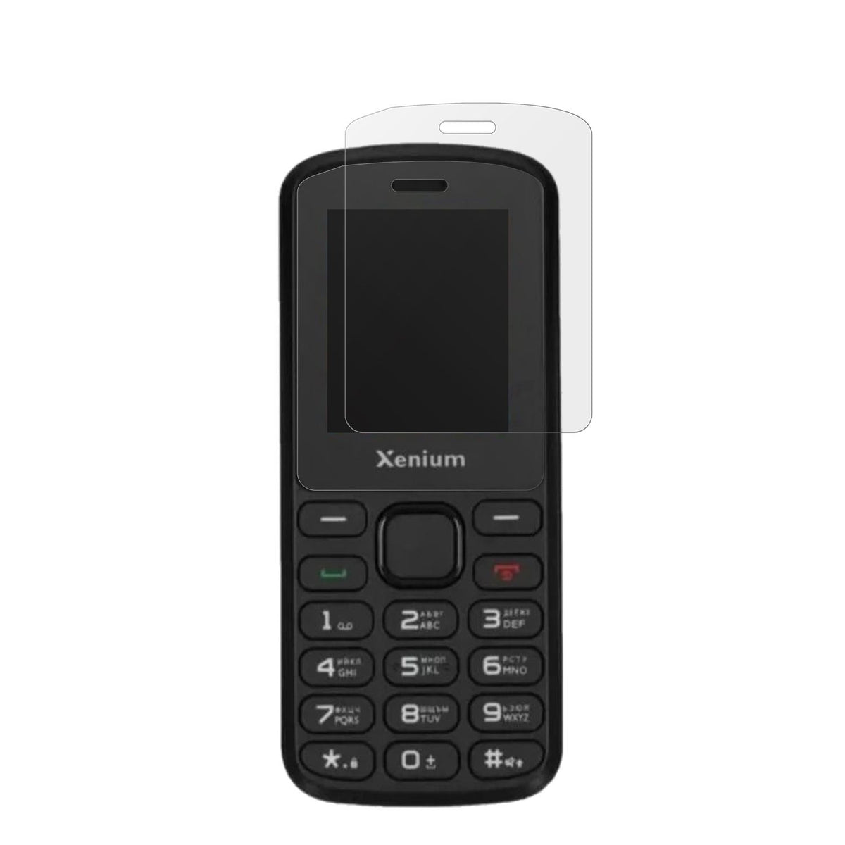 PhilipsXenium X170 mit aufgebrachter dipos Displayschutzfolie, die lästige Fingerabdrücke minimiert
