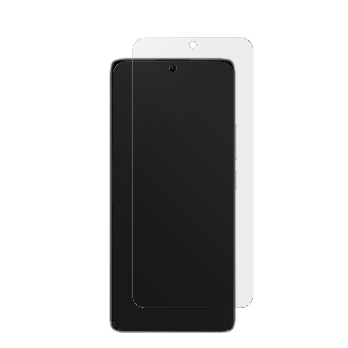 PocoF6 mit aufgebrachter dipos Displayschutzfolie, die lästige Fingerabdrücke minimiert