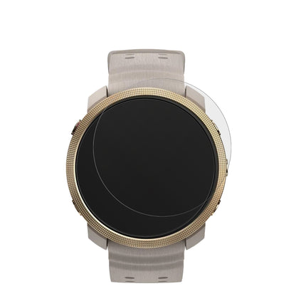 PolarVantage M3 mit aufgebrachter dipos Displayschutzfolie, die lästige Fingerabdrücke minimiert