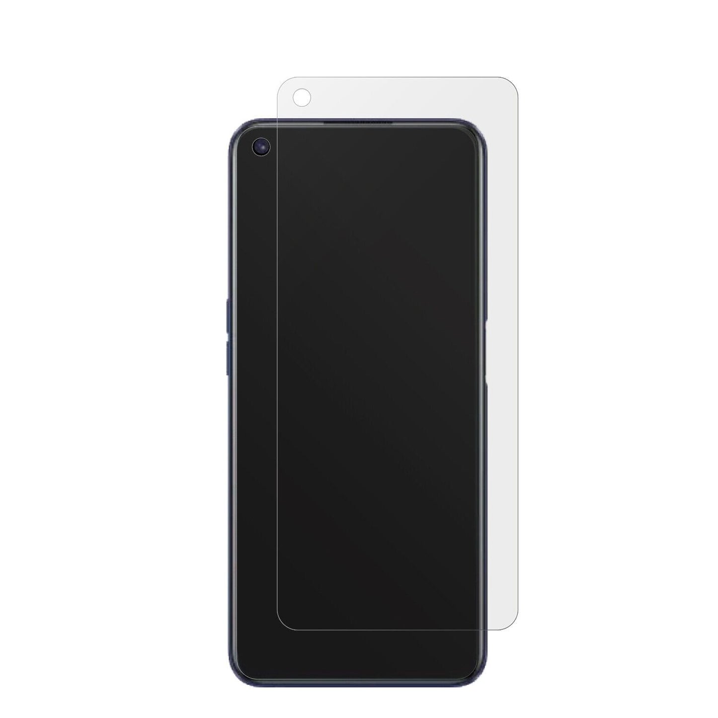 Realme9 5G Speed mit aufgebrachter dipos Displayschutzfolie, die lästige Fingerabdrücke minimiert