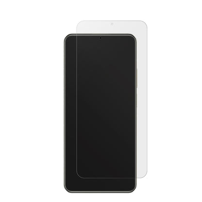 RealmeC61 4G mit aufgebrachter dipos Displayschutzfolie, die lästige Fingerabdrücke minimiert