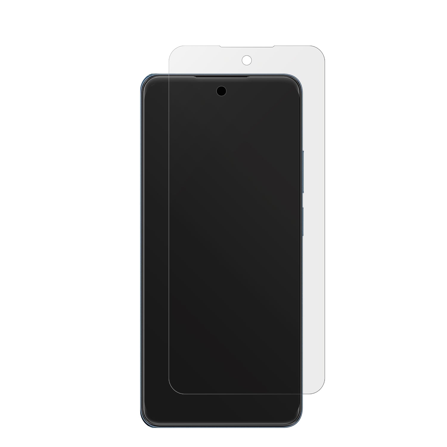 RealmeC65s mit aufgebrachter dipos Displayschutzfolie, die lästige Fingerabdrücke minimiert