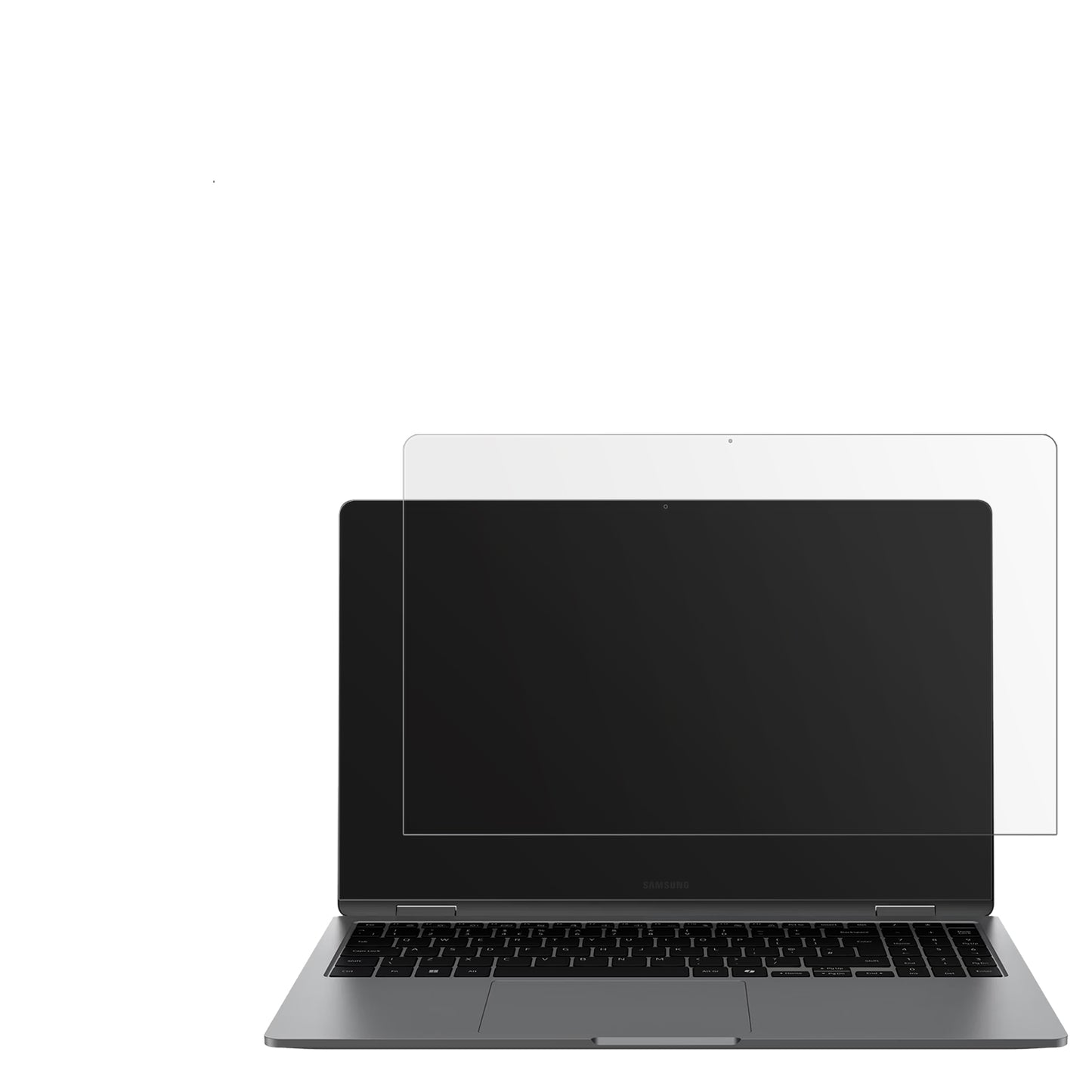SamsungGalaxy Book5 360 15.6 Zoll mit aufgebrachter dipos Displayschutzfolie, die lästige Fingerabdrücke minimiert
