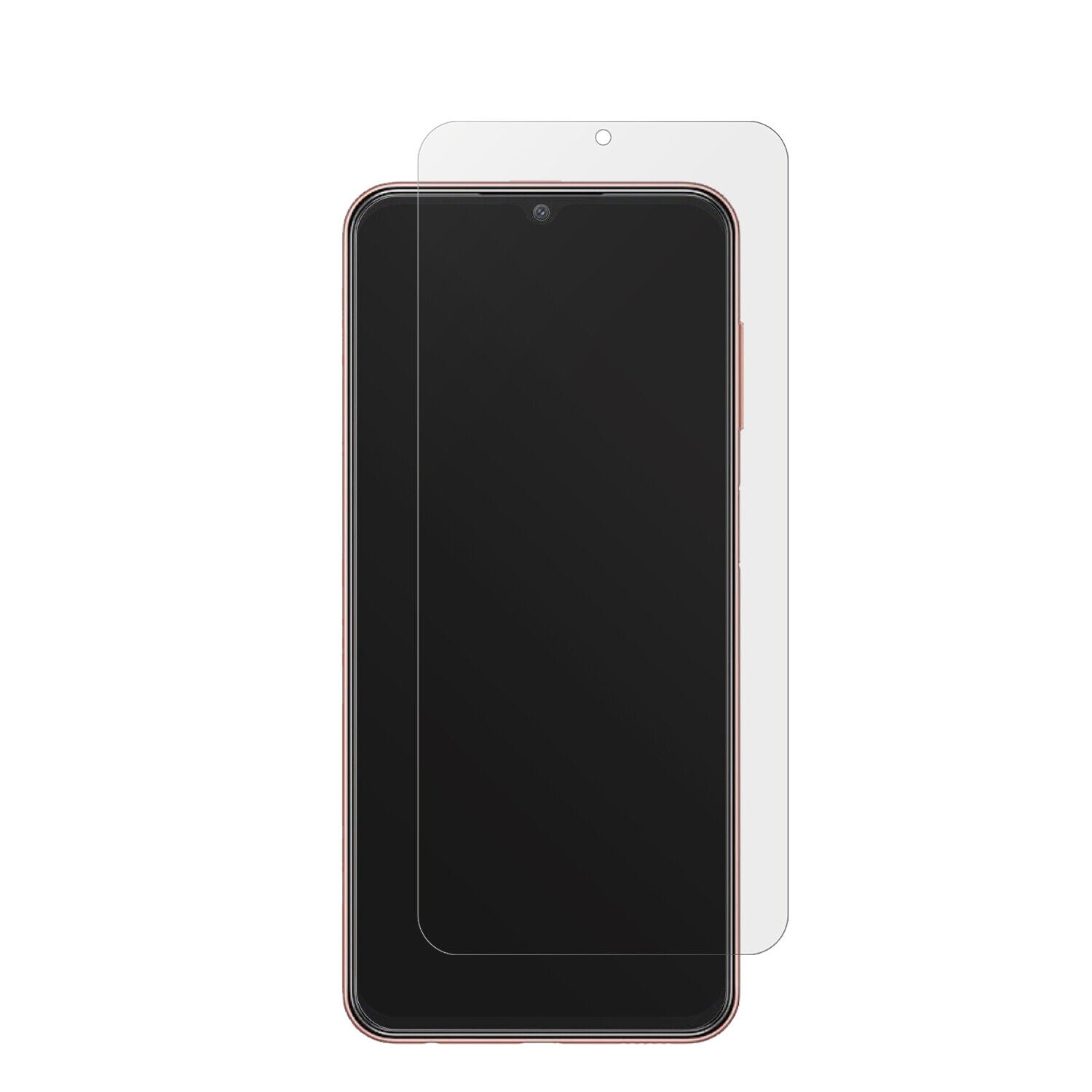 SamsungGalaxy M13 mit aufgebrachter dipos Displayschutzfolie, die lästige Fingerabdrücke minimiert