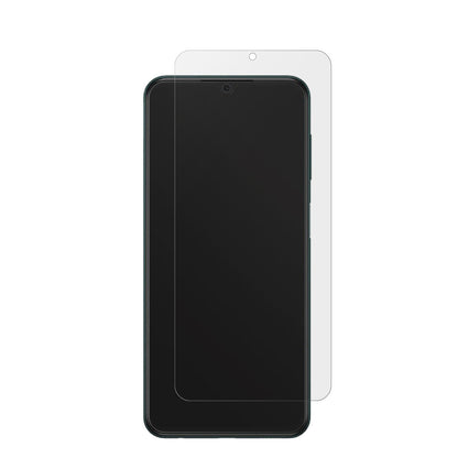 SamsungGalaxy M13 5G mit aufgebrachter dipos Displayschutzfolie, die lästige Fingerabdrücke minimiert