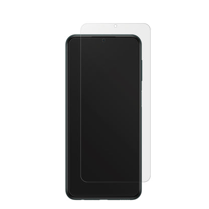 SamsungGalaxy M23 5G mit aufgebrachter dipos Displayschutzfolie, die lästige Fingerabdrücke minimiert