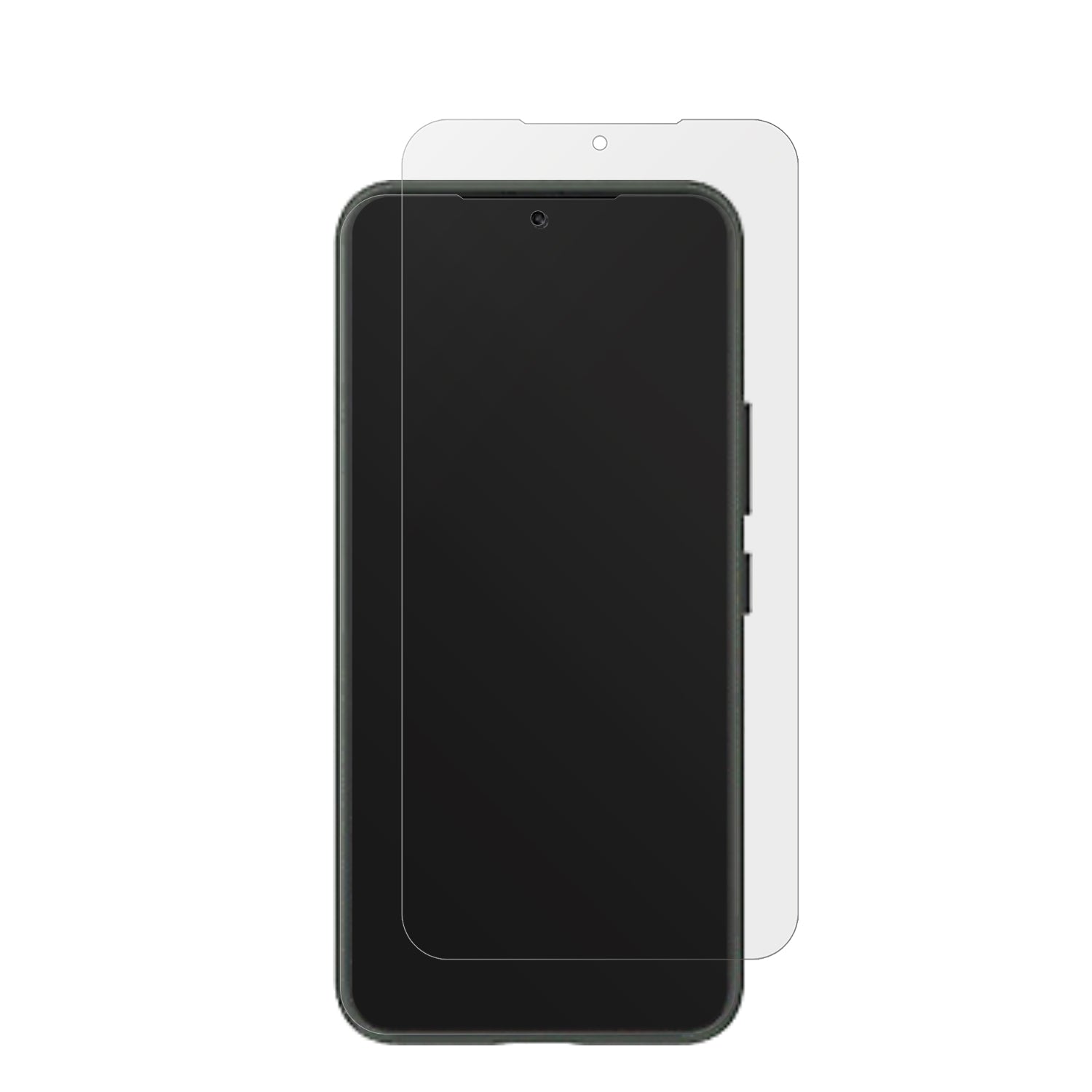 SamsungGalaxy S23 mit aufgebrachter dipos Displayschutzfolie, die lästige Fingerabdrücke minimiert