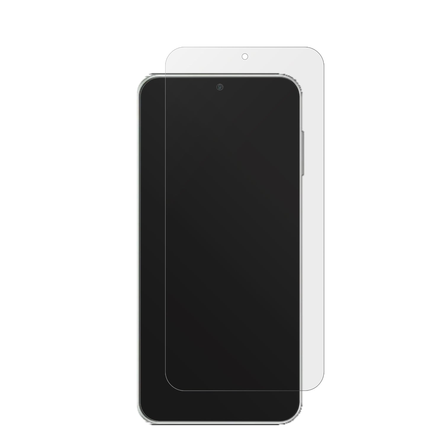 SamsungGalaxy Wide8 mit aufgebrachter dipos Displayschutzfolie, die lästige Fingerabdrücke minimiert