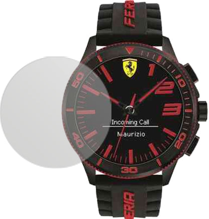 ScuderiaFerrari Ultraveloce mit aufgebrachter dipos Displayschutzfolie, die lästige Fingerabdrücke minimiert