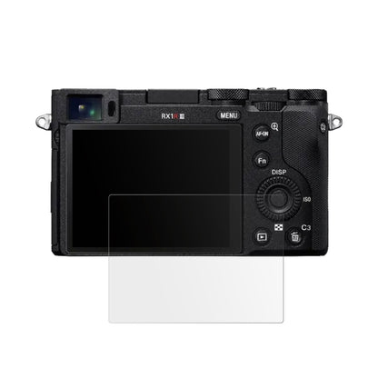 SonyDSC-RX1R III mit aufgebrachter dipos Displayschutzfolie, die lästige Fingerabdrücke minimiert