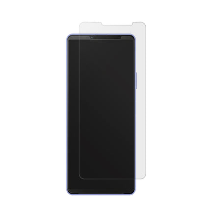 SonyXperia 10 IV mit aufgebrachter dipos Displayschutzfolie, die lästige Fingerabdrücke minimiert