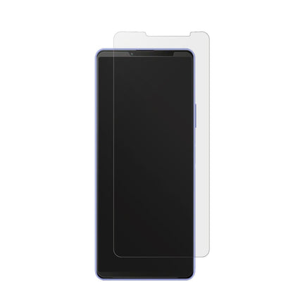 SonyXperia 10 IV mit aufgebrachter dipos Displayschutzfolie, die lästige Fingerabdrücke minimiert