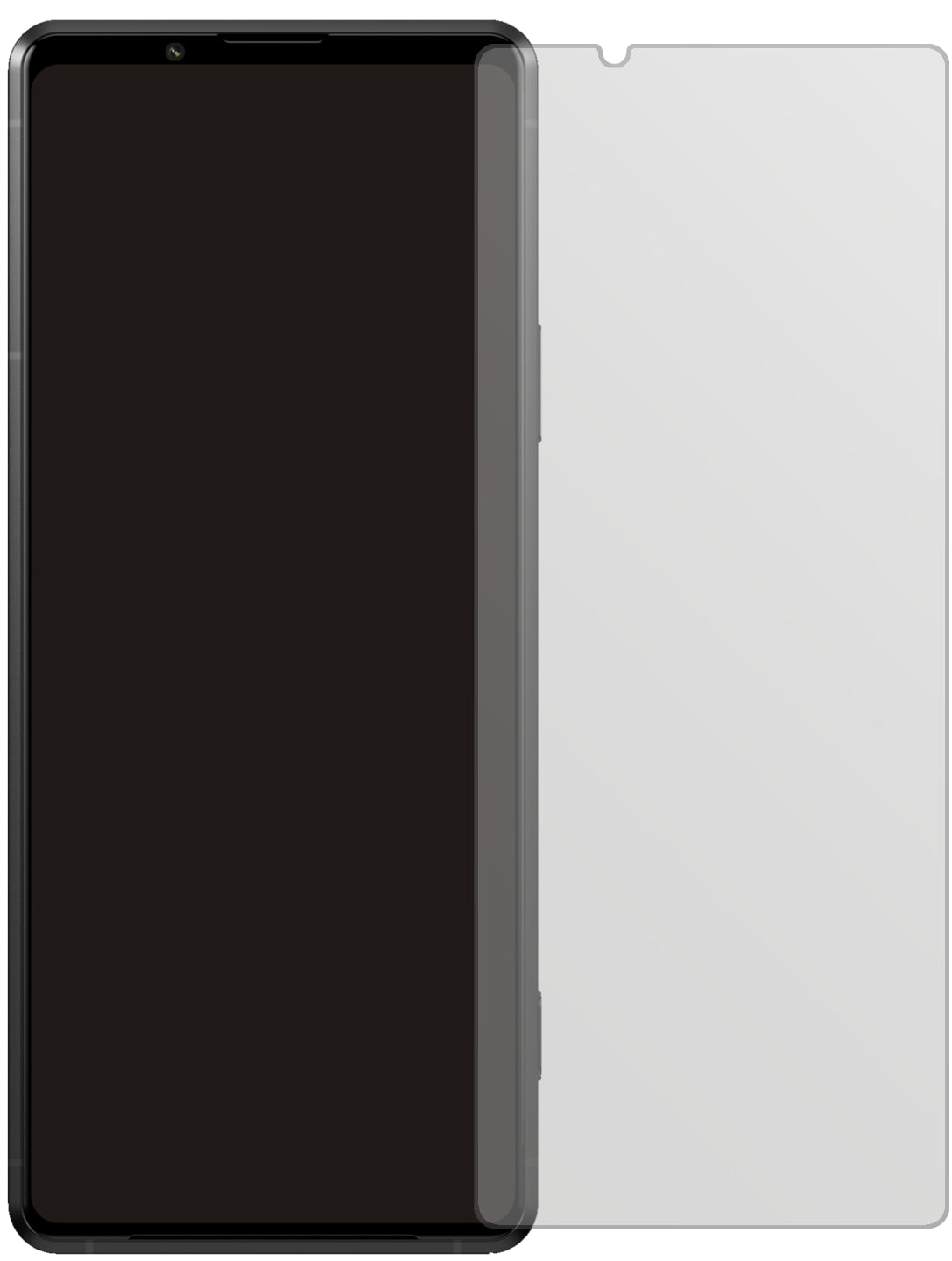 SonyXperia Pro-I mit aufgebrachter dipos Displayschutzfolie, die lästige Fingerabdrücke minimiert