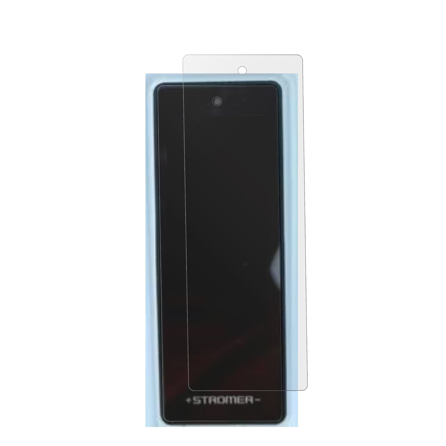 StromerST3 Omni mit aufgebrachter dipos Displayschutzfolie, die lästige Fingerabdrücke minimiert