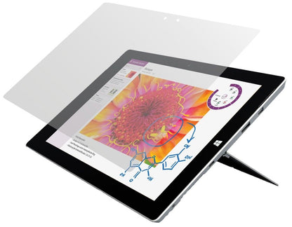 Surface 3 (10,8 Zoll)Microsoft mit aufgebrachter dipos Displayschutzfolie, die lästige Fingerabdrücke minimiert