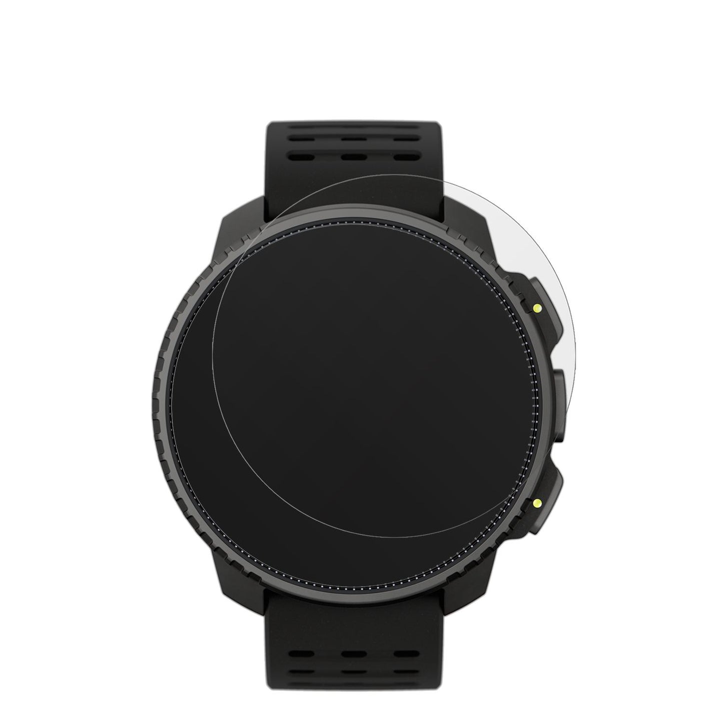 SuuntoVertical mit aufgebrachter dipos Displayschutzfolie, die lästige Fingerabdrücke minimiert