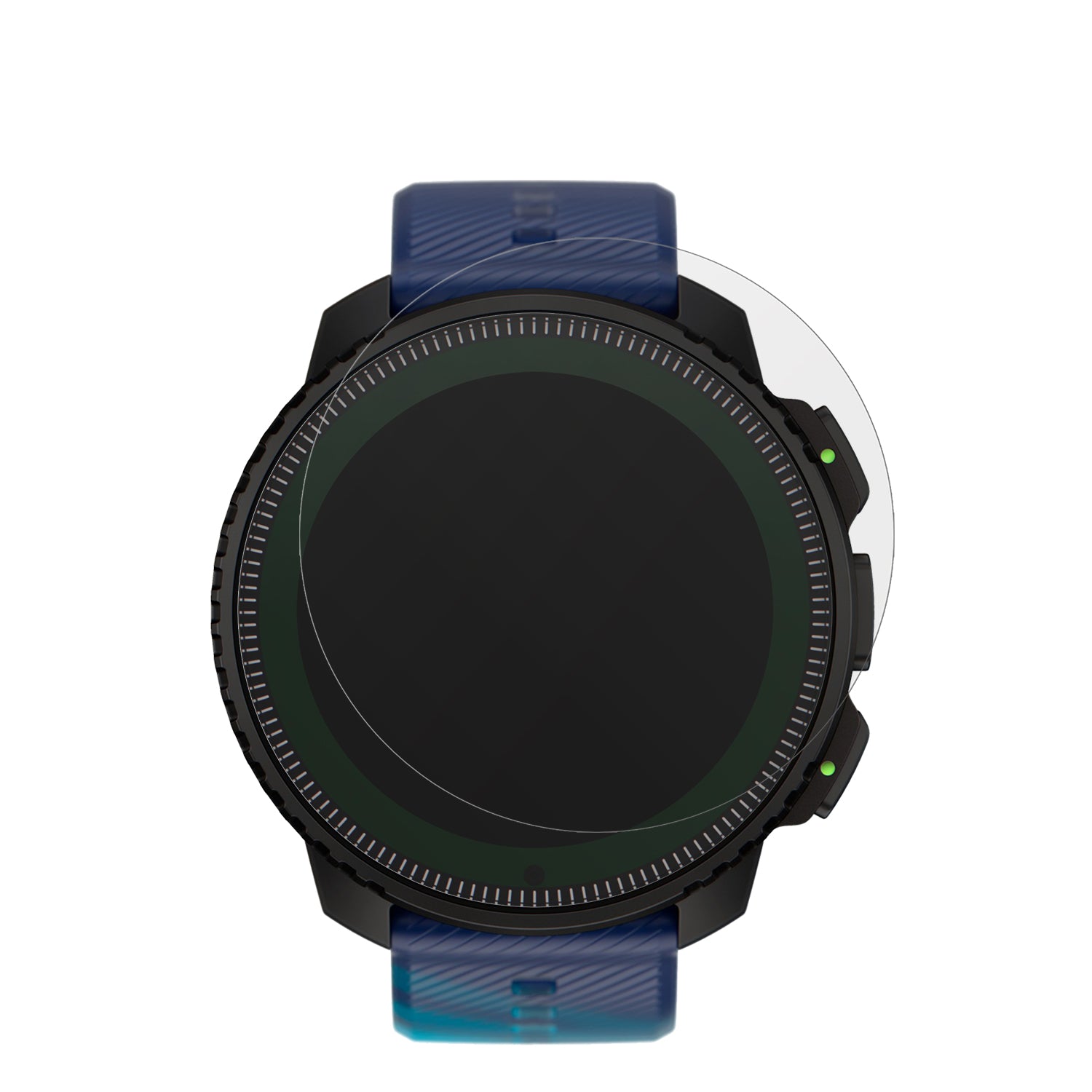 SuuntoVertical Solar mit aufgebrachter dipos Displayschutzfolie, die lästige Fingerabdrücke minimiert
