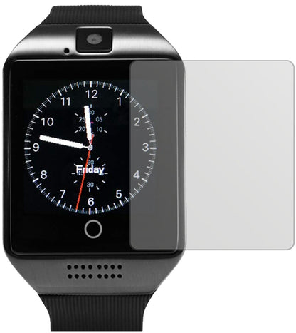 TagobeeTB02 Smartwatch mit aufgebrachter dipos Displayschutzfolie, die lästige Fingerabdrücke minimiert