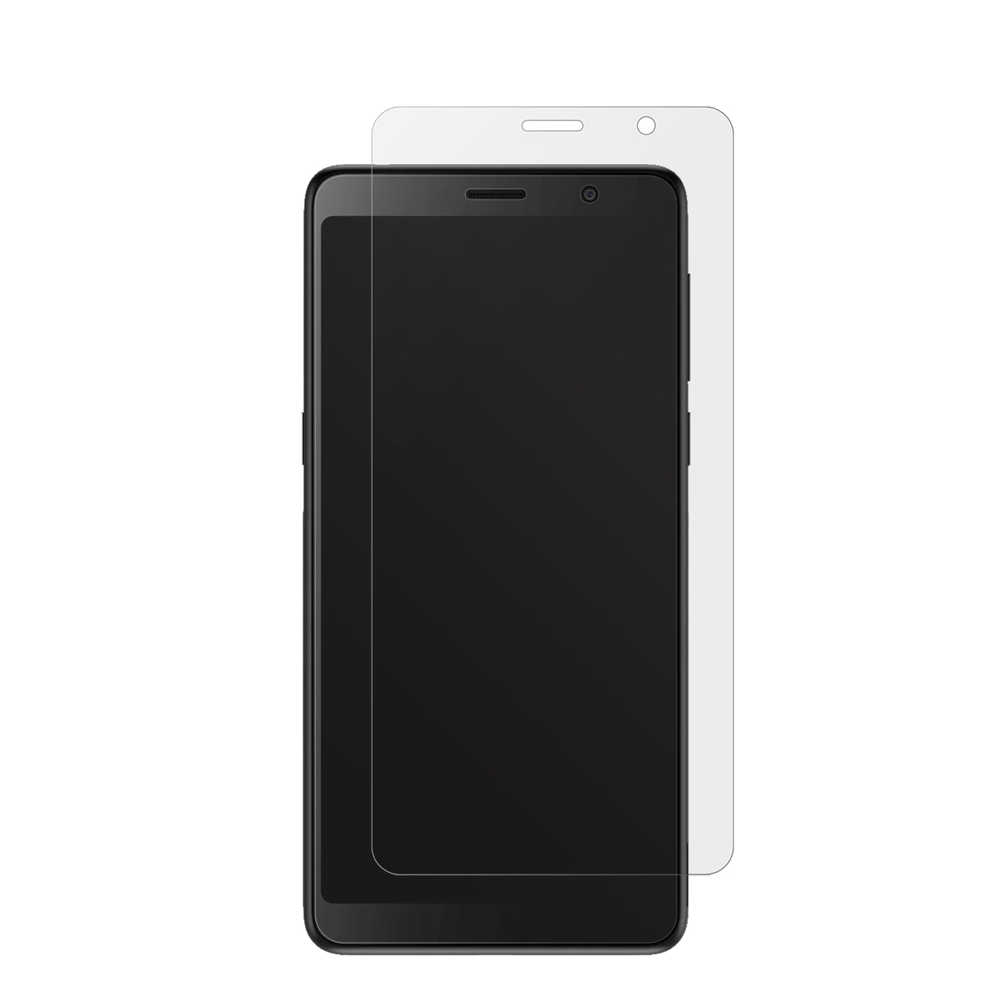 TCLA30 mit aufgebrachter dipos Displayschutzfolie, die lästige Fingerabdrücke minimiert
