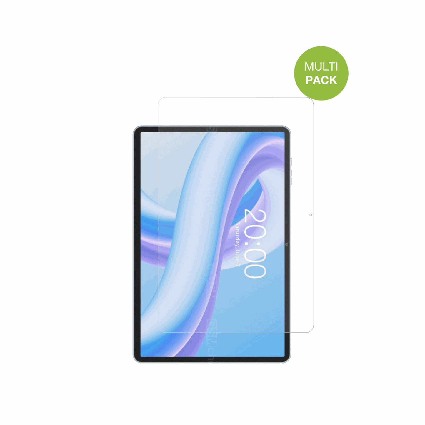 TeclastM50 Plus mit aufgebrachter dipos Displayschutzfolie, die l�stige Fingerabdr�cke minimiert