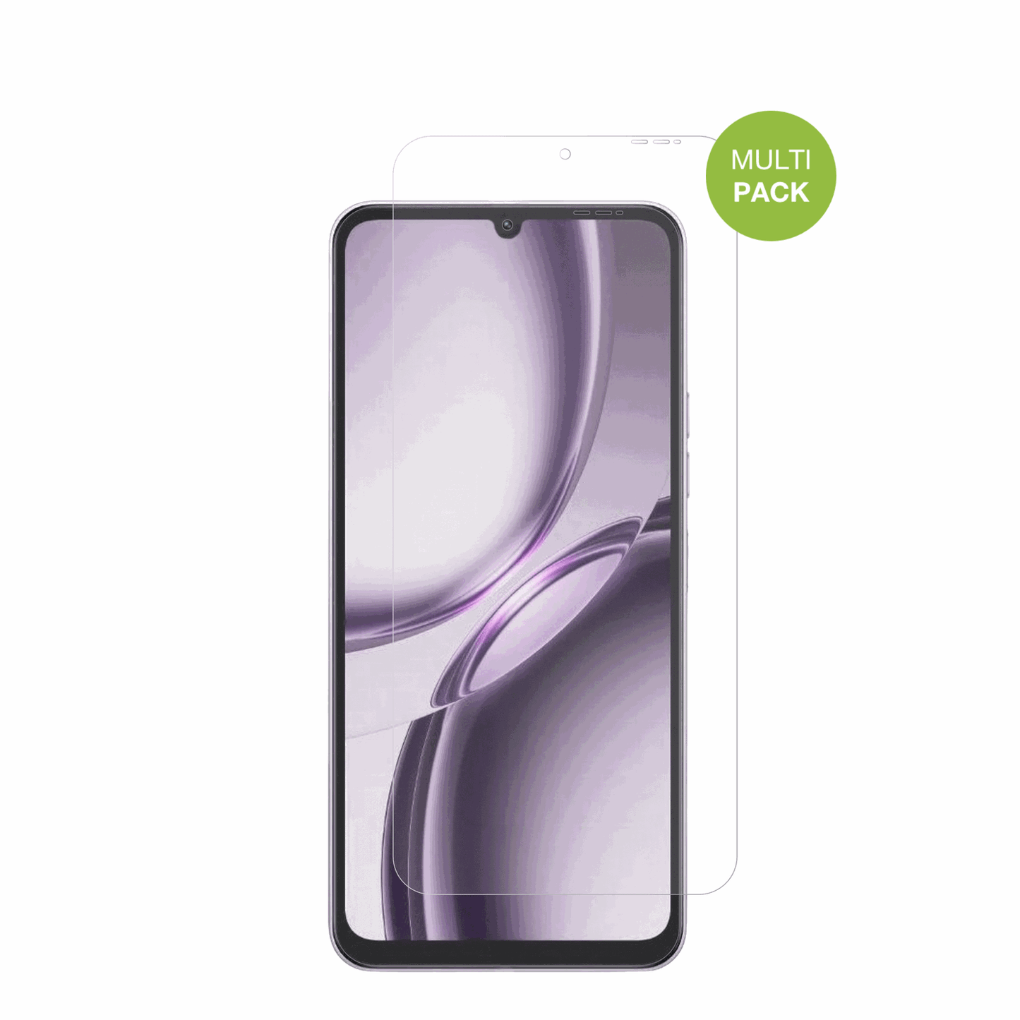 TecnoPop 20 mit aufgebrachter dipos Displayschutzfolie, die lästige Fingerabdrücke minimiert
