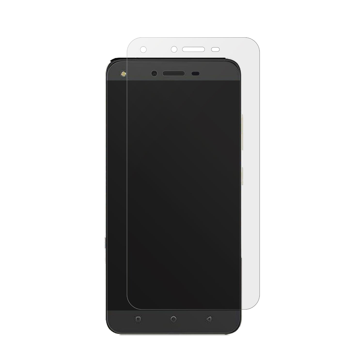 TecnoSpark K7 mit aufgebrachter dipos Displayschutzfolie, die lästige Fingerabdrücke minimiert
