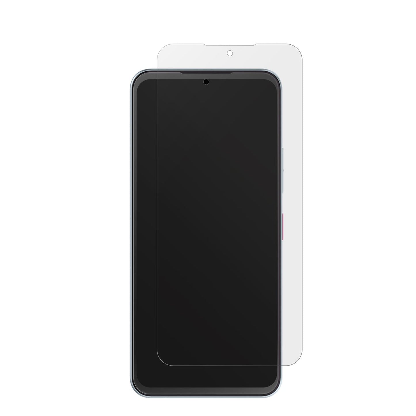 TelekomT Phone 3 5G mit aufgebrachter dipos Displayschutzfolie, die lästige Fingerabdrücke minimiert