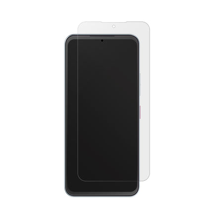 TelekomT Phone 3 5G mit aufgebrachter dipos Displayschutzfolie, die lästige Fingerabdrücke minimiert