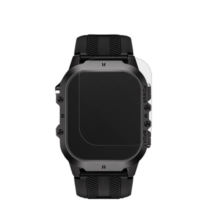TesofitSmartwatch 1.85 Zoll mit aufgebrachter dipos Displayschutzfolie, die lästige Fingerabdrücke minimiert