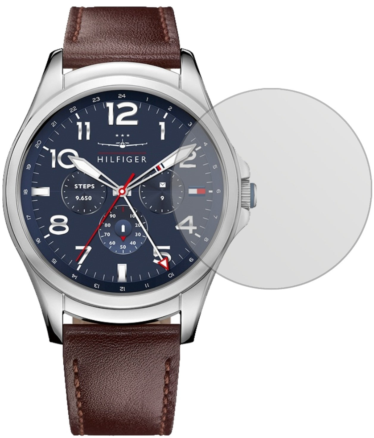 TommyHilfiger TH24/7 You mit aufgebrachter dipos Displayschutzfolie, die lästige Fingerabdrücke minimiert