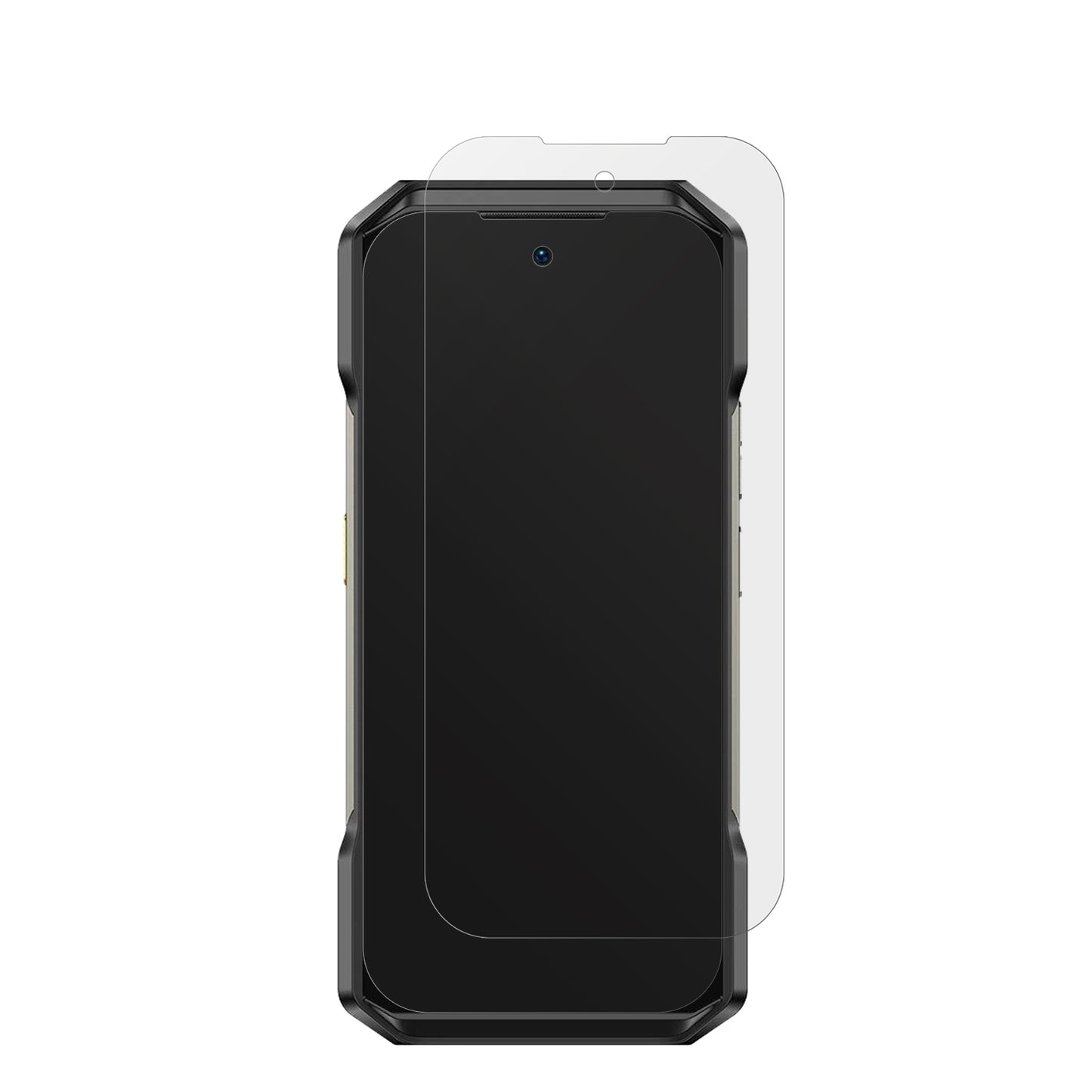 UlefoneArmor 27 Pro 5G mit aufgebrachter dipos Displayschutzfolie, die lästige Fingerabdrücke minimiert