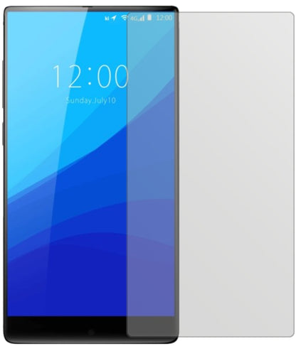 UmidigiCrystal Plus mit aufgebrachter dipos Displayschutzfolie, die lästige Fingerabdrücke minimiert