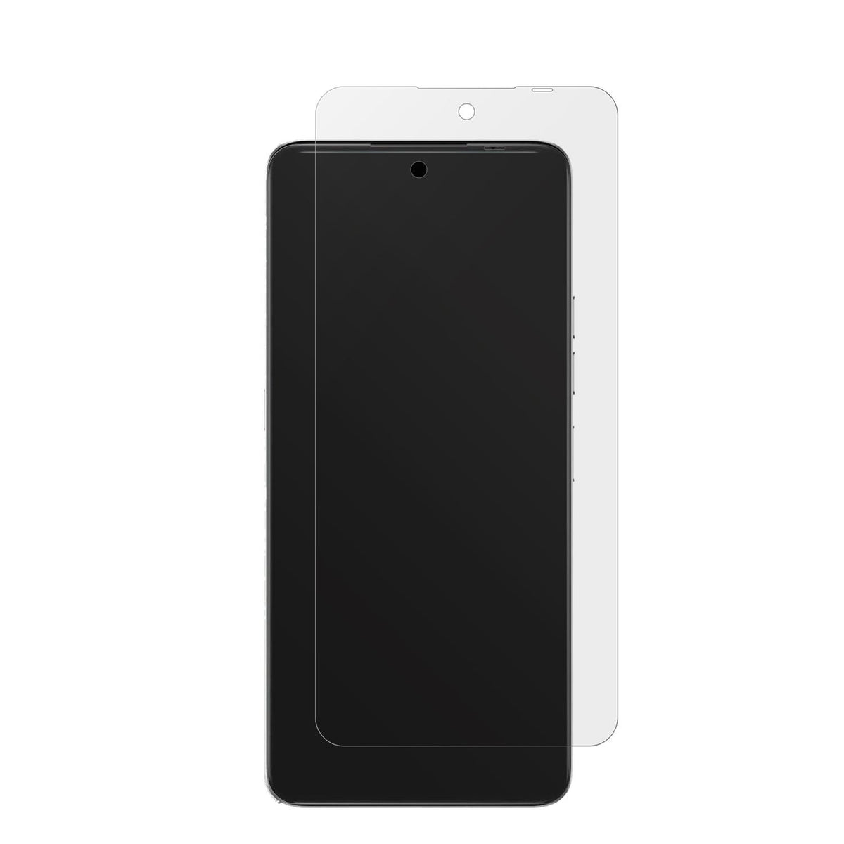 UmidigiNote 100 5G mit aufgebrachter dipos Displayschutzfolie, die lästige Fingerabdrücke minimiert
