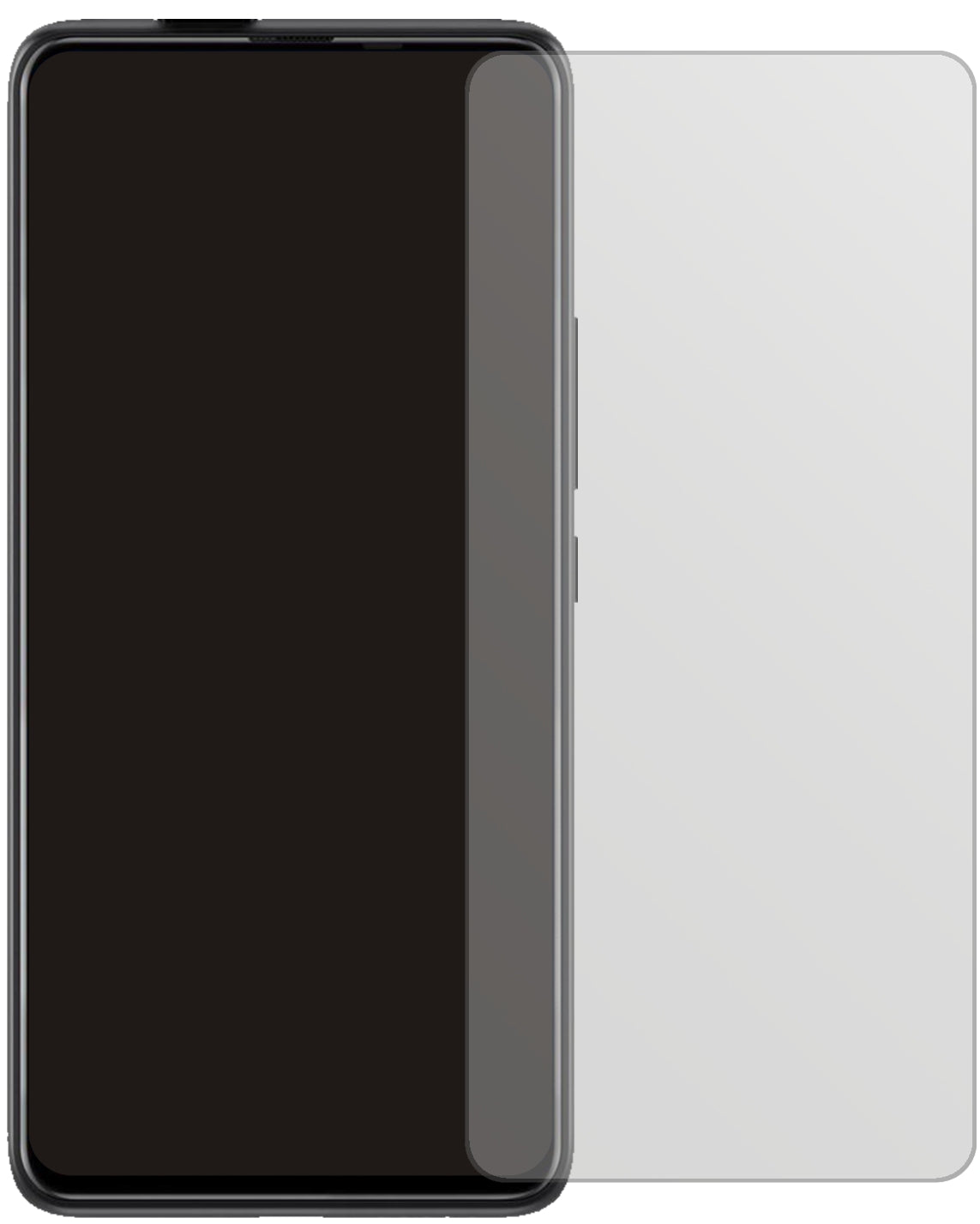 UmidigiS5 Pro mit aufgebrachter dipos Displayschutzfolie, die lästige Fingerabdrücke minimiert